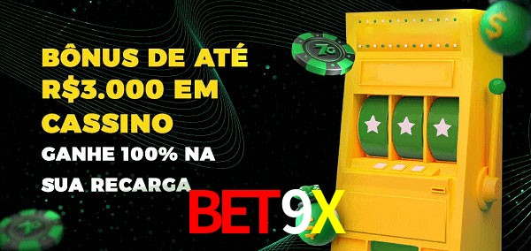 BET9X melhor bônus de depósito